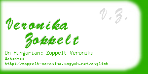 veronika zoppelt business card